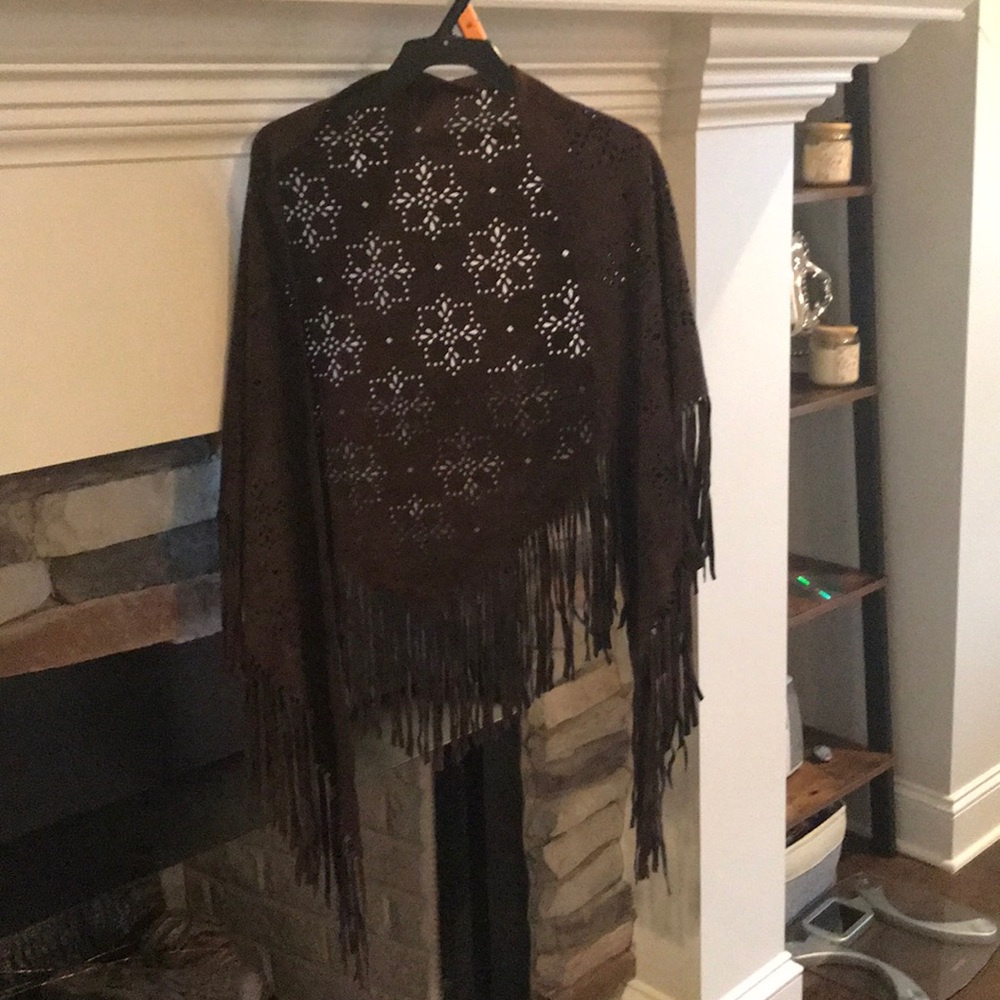 Least Kat shawl and leather belt bundle